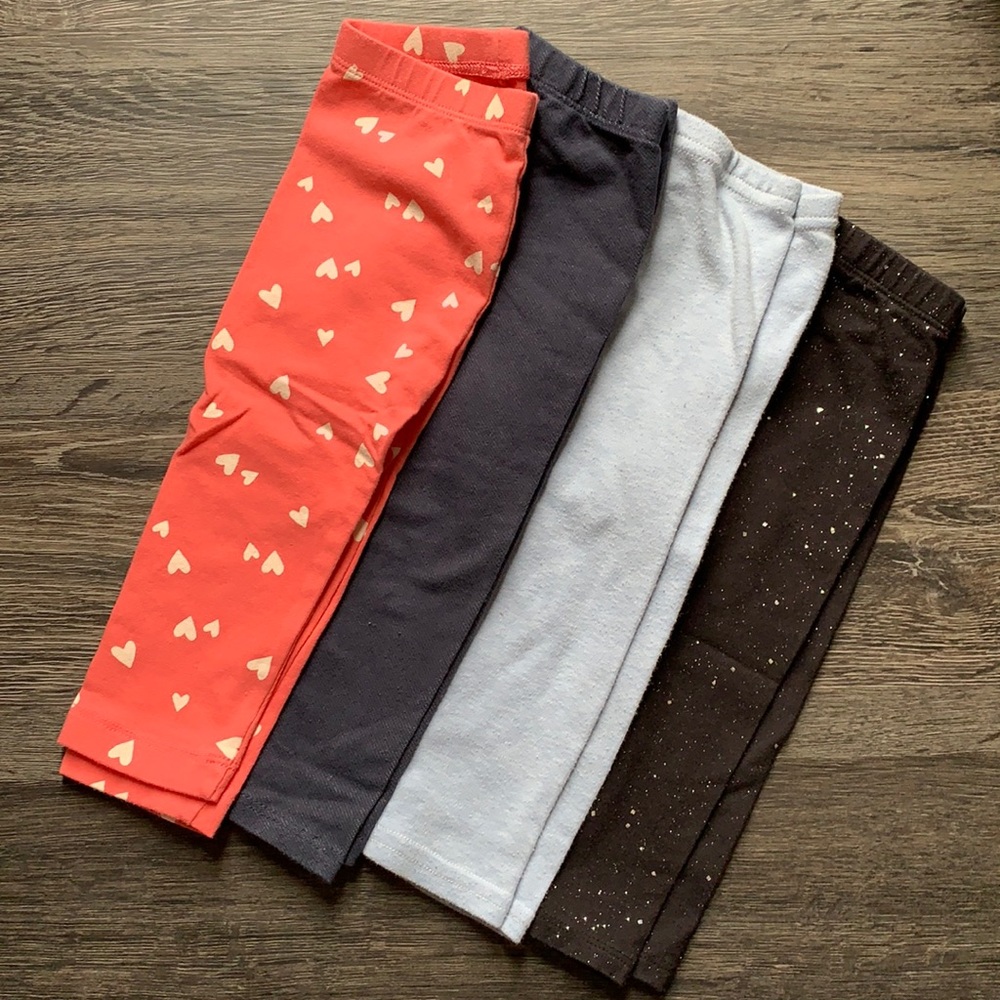 Variety of 12-18m Girl Leggings.